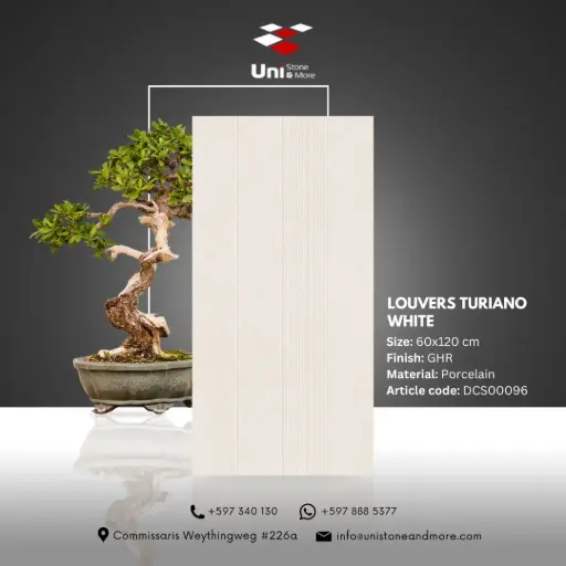 [DCS00096] Louvers Turiano White - GHR - P - 60x120