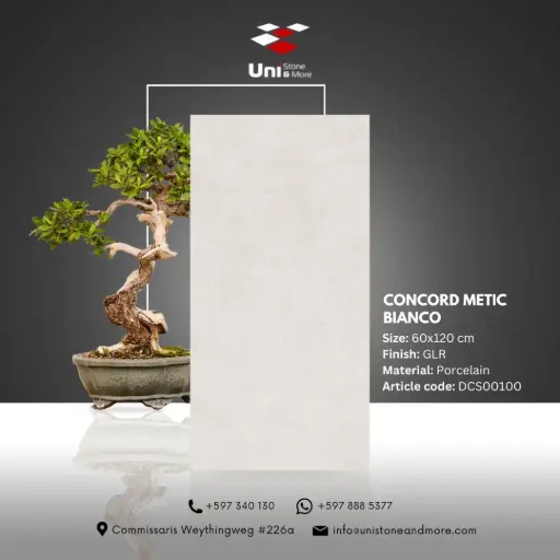 [DCS00100] Concord Metic Bianco - GLR - P - 60x120