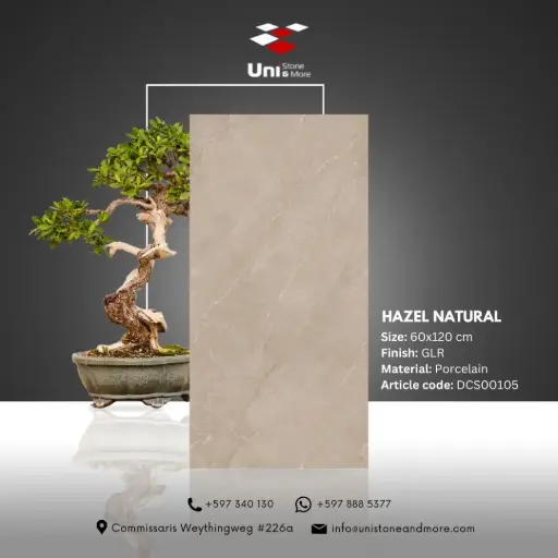 [DCS00105] Hazel Natural - GLR - P - 60x120