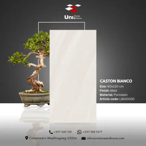 [LBI00030] Caston Bianco - Matt - P - 60x120