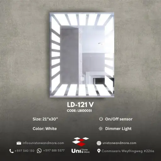 [LBI00051] LD-121 V - White - 21"x30"