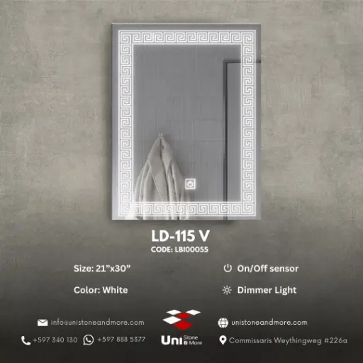 [LBI00055] LD-115 V - White - 21"x30"