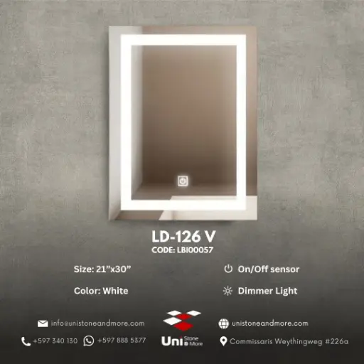 [LBI00057] LD-126 V - White - 21"x30"