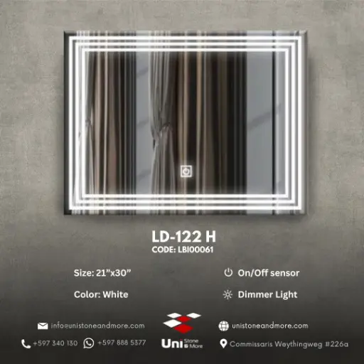 [LBI00061] LD-122 H - White - 21"x30"