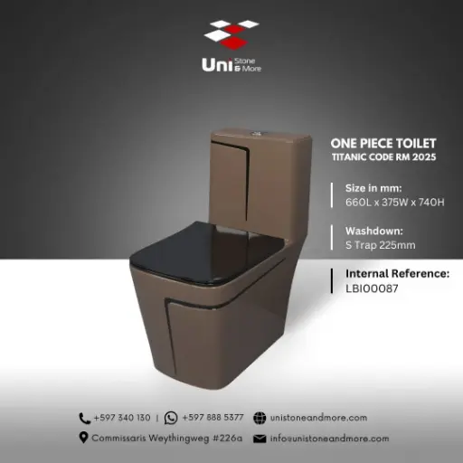 [LBI00087] One piece Toilet Titanic Code RM 2025 - S-Trap