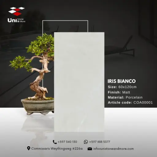 [COA00001] Iris Bianco - Matt - P - 60x120