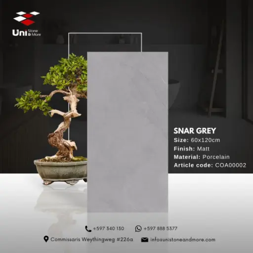 [COA00002] Snar Grey - Matt - P - 60x120