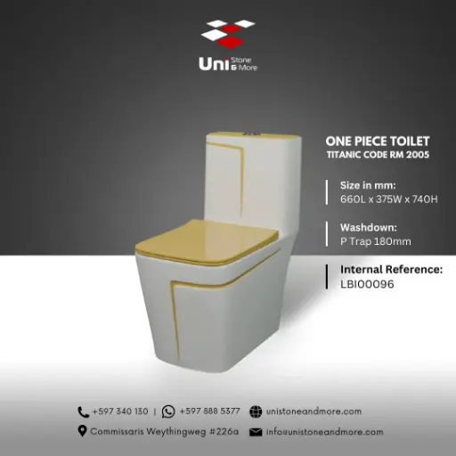 [LBI00096] One piece Toilet Titanic Code RM 2005 - P-Trap