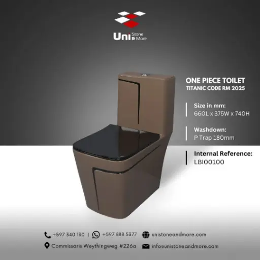 [LBI00100] One piece Toilet Titanic Code RM 2025 - P-Trap