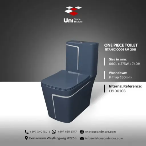 [LBI00103] One piece Toilet Titanic Code RM 2011 - P-Trap
