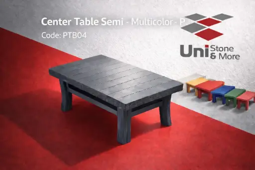 [PTB04] Center Table Semi - Multicolor - P