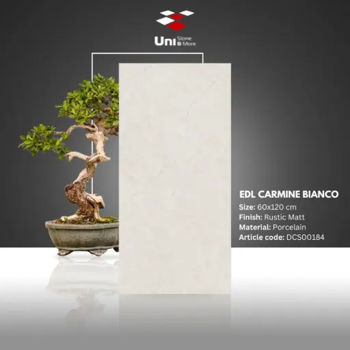 [DCS00184] EDL Carmine Bianco - Rustic Matt - P - 60x120
