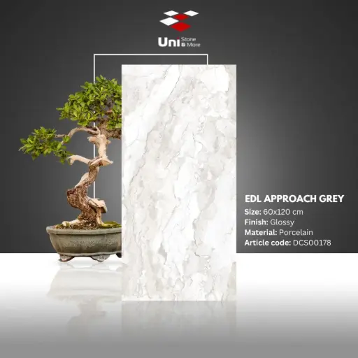 [DCS00178] EDL Approach Grey - Glossy - P - 60x120