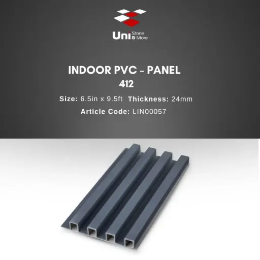 [LIN00057] 412 - Indoor PVC Panel - 6.5in x 9.5ft - 24mm