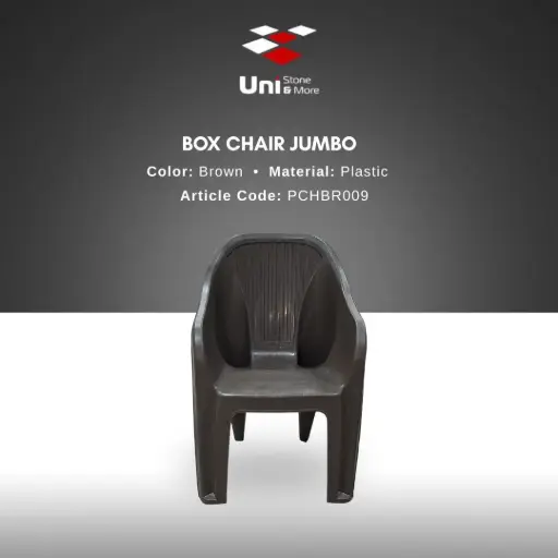 [PCHBR009] Box Chair Stoel Jumbo - Brown - P
