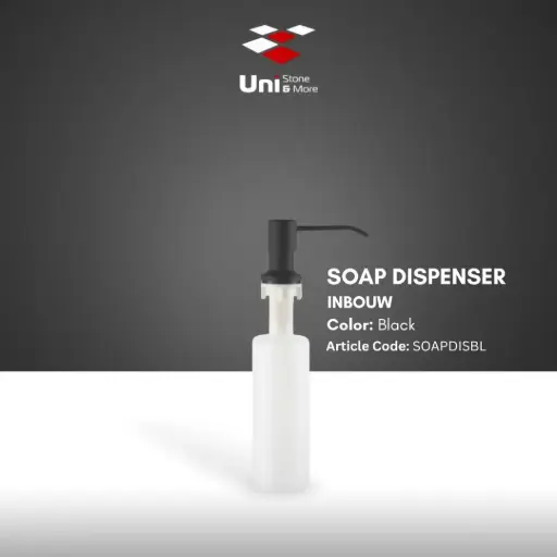 [SOAPDISBL] Soap Dispenser - inbouw - Black - 