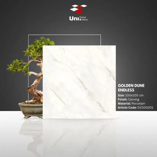 [DCS00201] Golden Dune Endless - Carving - P - 100x100
