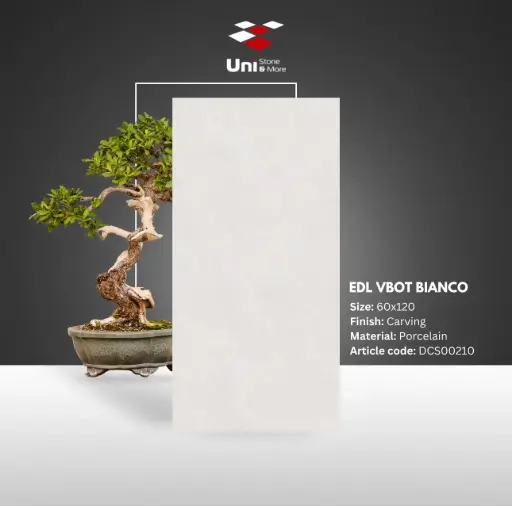 [DCS00210] EDL Vbot Bianco - Carving - P - 60x120