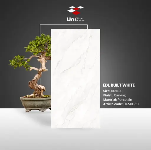 [DCS00211] EDL Built White - Carving - P - 60x120