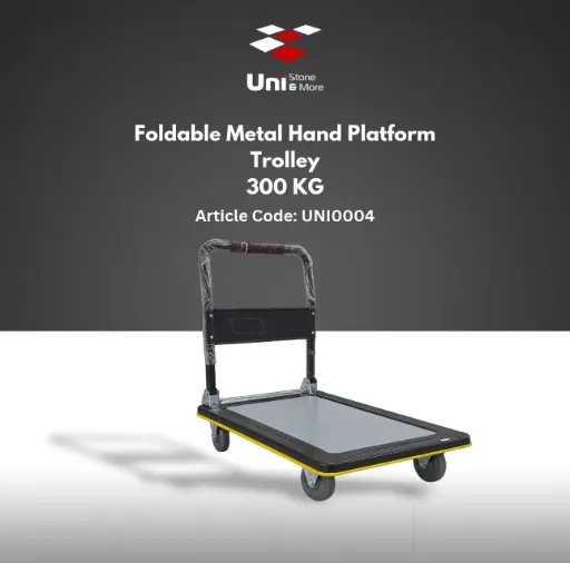 [UNI0004] Foldable Metal Hand Platform - Trolley - M - 300 KG