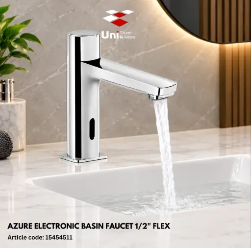 [15454511] Azure Electronic Basin Faucet 1/2" Flex