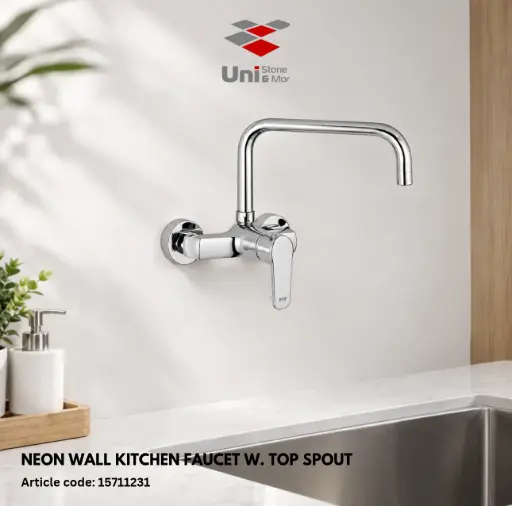 [15711231] Neon Wall Kitchen Faucet W. Top Spout
