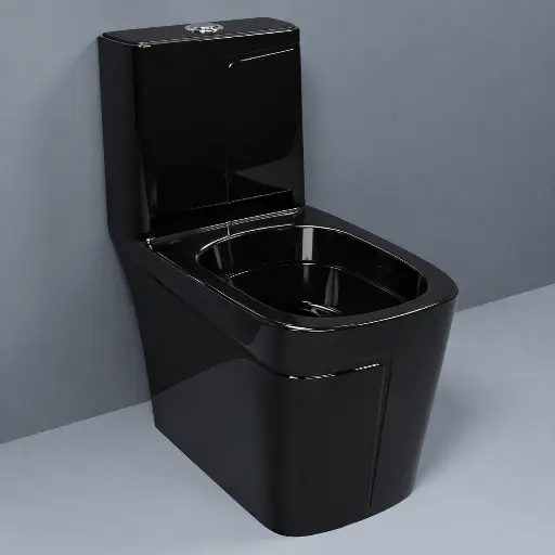 [LIN00097] Titanic Toilet One piece 2022 - Black - S-Trap
